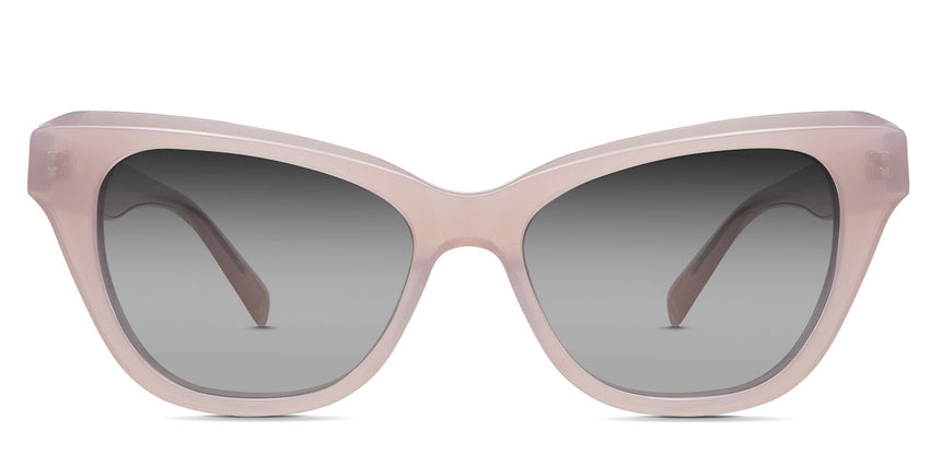 Ada Black Sunglasses Gradient in the alabaster variant - is a full-rimmed frame with a narrow-width nose bridge and a HIP emboss on both sides of the arm.