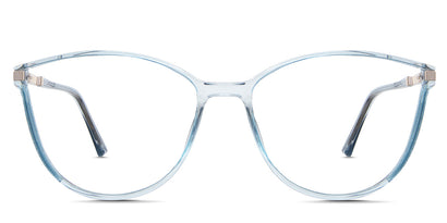 Addison eyeglasses in the seafarer variant - are a thin acetate frame in an oval shape.