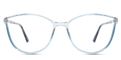 Addison eyeglasses in the seafarer variant - are a thin acetate frame in an oval shape.