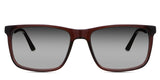 Belio black tinted Gradient sunglasses in burnish variant - is a full rimmed frame with built-in nose pad.