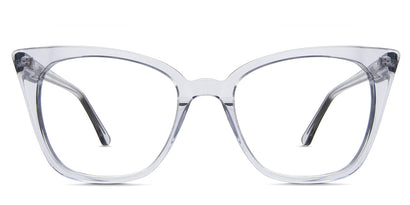 Chantell Eyeglasses in ice variant - it's a clear acetate frame in a cat-eye shape. Cat-eye New Releases Latest 