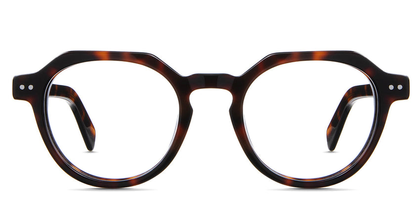 Ellis Eyeglasses in caretta variant - its a full rimmed frame in color tortoise