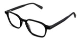 Hank Eyeglasses in midnight variant - it has a wide nose bridge with built in nose pad.