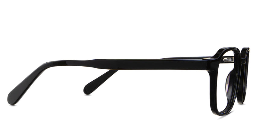 Hank Eyeglasses in midnight variant - it's temple arms are 148mm long. 