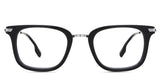 Koa Eyeglasses in the linux variant - it's a square frame in color black.