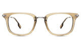 Koa Eyeglasses in the troyi variant - it's an acetate frame in color green.