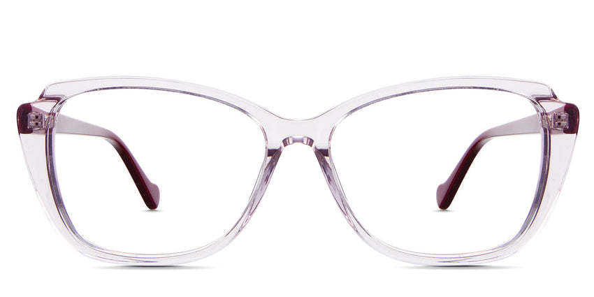 Nanu Eyeglasses in baccara variant - it's a transparent frame in pink color. best seller New Releases Latest