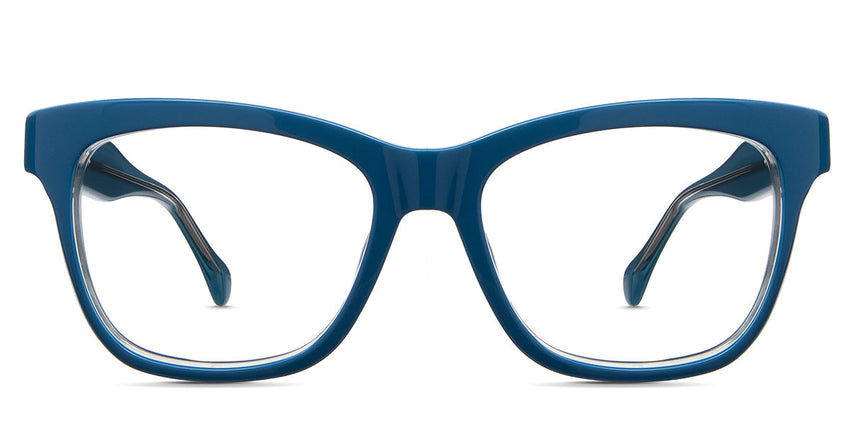 Nyla Eyeglasses in imperial variant - it has a 16mm low nose bridge 