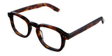 Zuri Eyeglasses in caretta variant - it's 23mm nose bridge has built in nose pads 